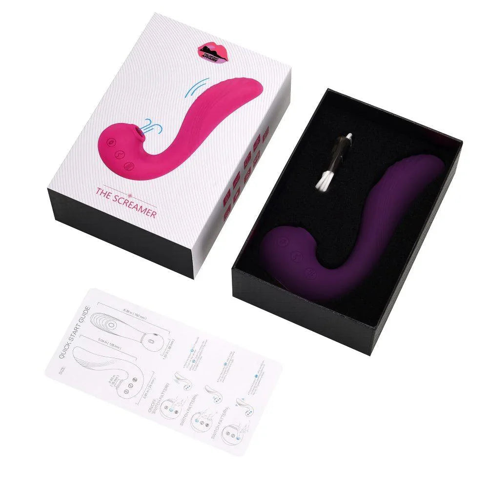 The Screamer Sucking Vibrator
