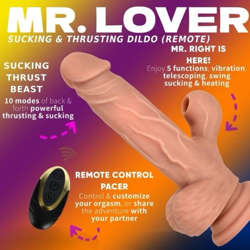 Mr. Lover Sucking Thrusting Dildo Vibrator