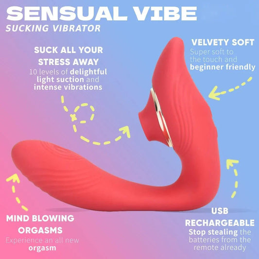 Sensual Vibe Sucking Vibrator